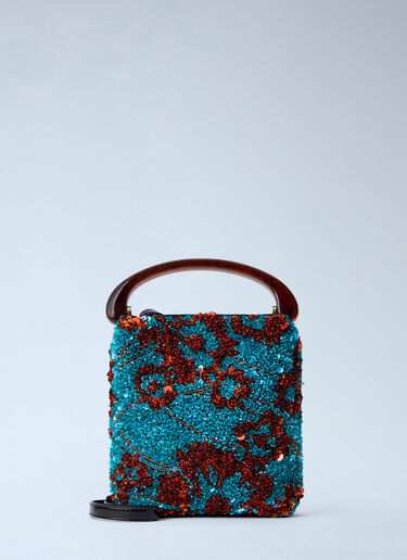 Dries Van Noten 微型Crisp装饰包 蓝色 dvn0263022