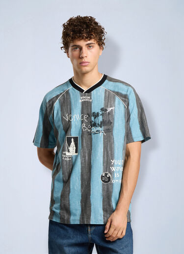 Palm Angels Soccer Cali Regular T-Shirt Black pma0166246