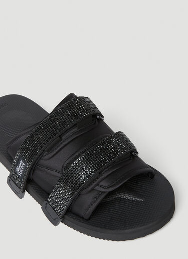 Blumarine x Suicoke Moto Low Slides Black blm0252031