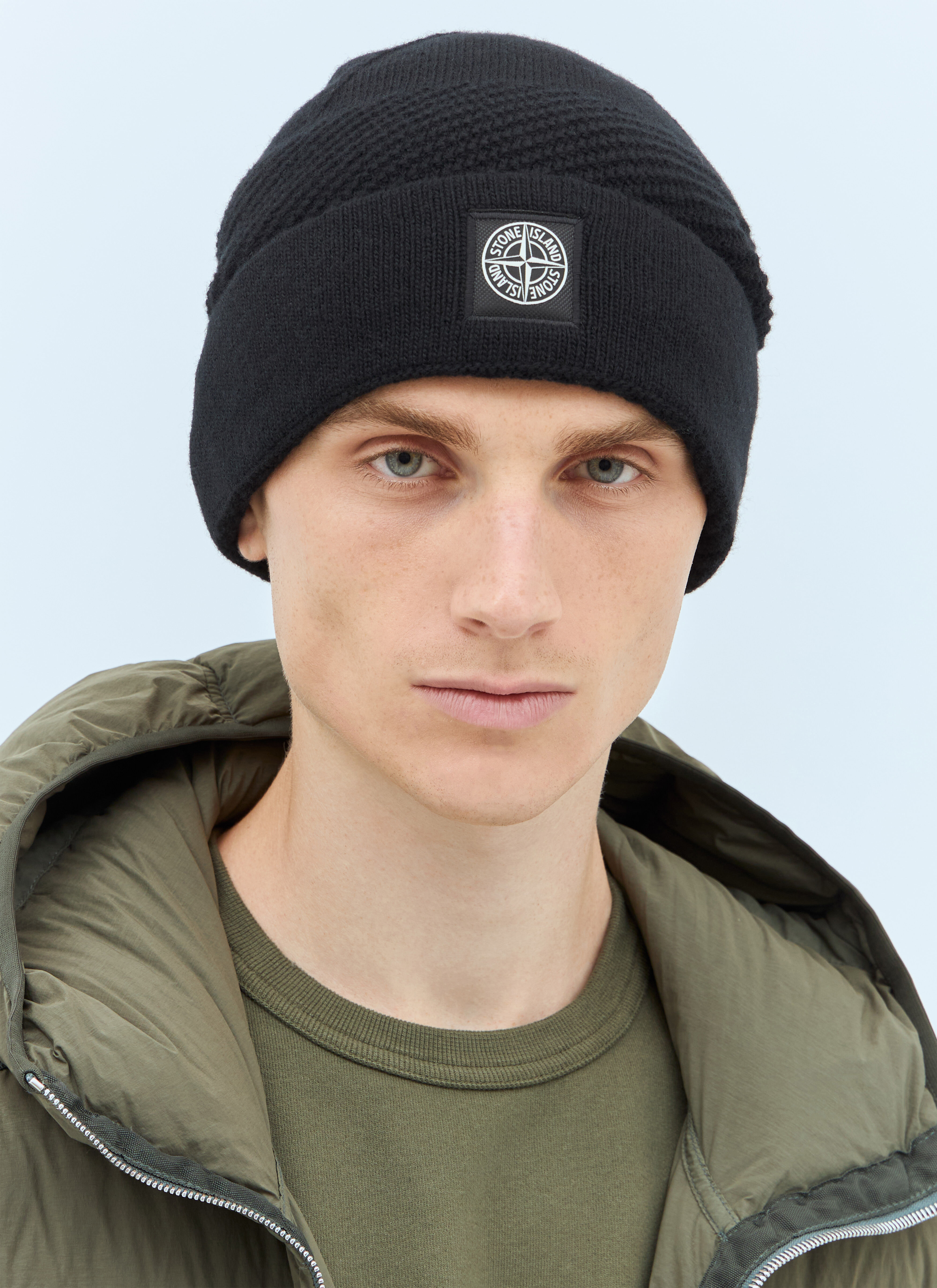 Stone island ice knit hat hotsell