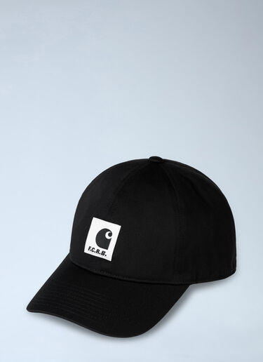 Carhartt WIP x F.C.Real Bristol Logo Patch Baseball Cap Black wip0364007