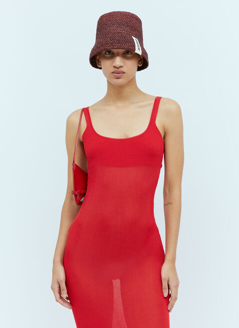 Jacquemus ル ボブ ラフィア バケットハット アイボリー jac0254089