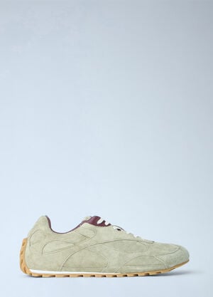 Bottega Veneta Orbit Flash Suede Sneakers Green bov0165025