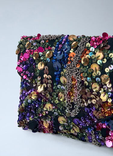 Dries Van Noten Sequin-Embellished Clutch Bag Multicolor dvn0263023