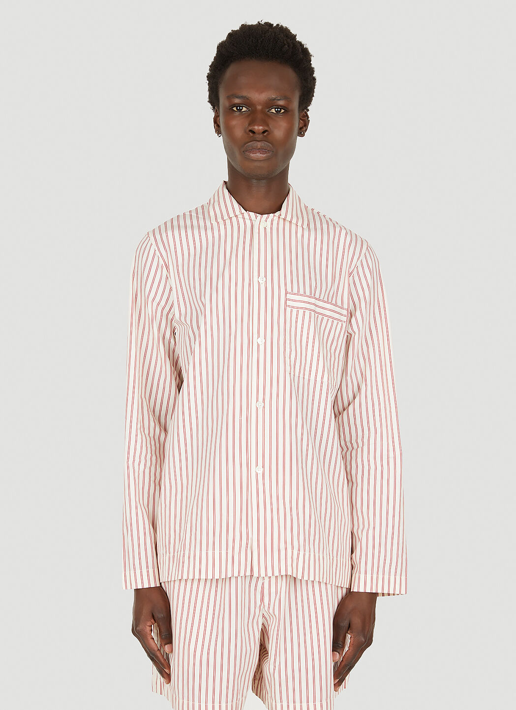 Striped sleep shirt outlet