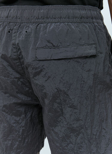 Stone Island Regenerated Nylon Bermuda Shorts Black sto0156056