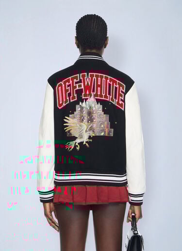 Off-White Wo Soundsystem Varsity Jacket Black ofw0262084