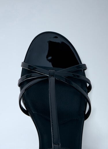 Prada Strappy Wedge Sandals Black pra0264010