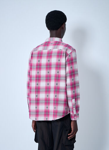 Stüssy Motif Plaid Shirt Pink sts0160005