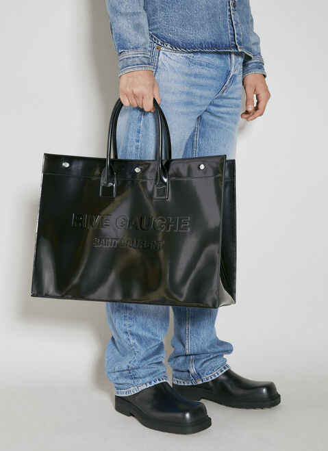 Saint Laurent Rive Gauche Large Tote Bag Black sla0154010