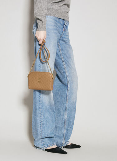 Gaby Zipped Pouch Saint Laurent Gaby Zipped Pouch Brown sla0255113