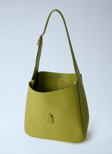 Saint Laurent Le 5 À 7 Supple Small Shoulder Bag Green sla0263075