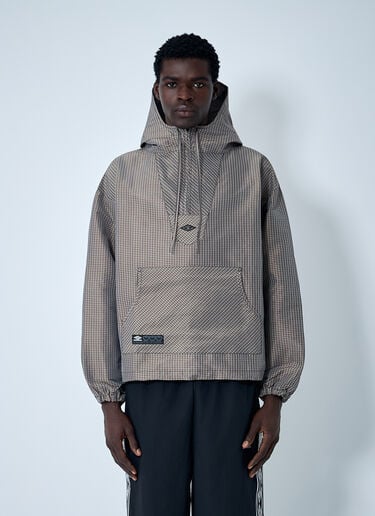 Masked Check Anorak Jacket Umbro Masked Check Anorak Jacket Beige umb0162006