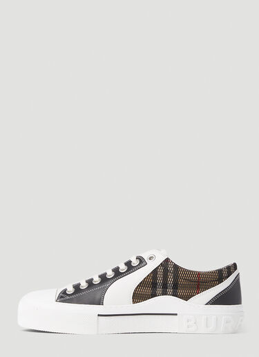 Burberry 复古格纹运动鞋 黑 bur0152009