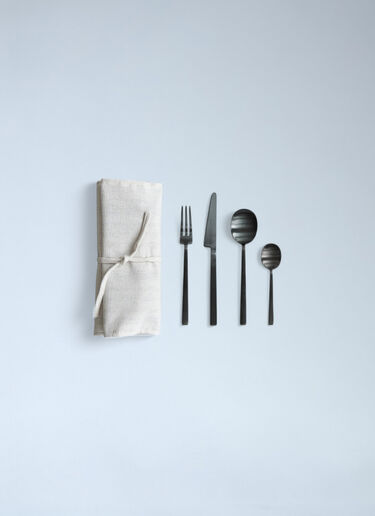 101 Copenhagen Kogei Cultery Set Black wps0691748