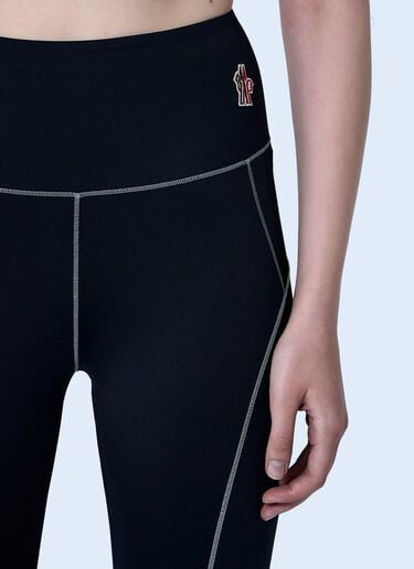 Moncler Grenoble Logo Patch Leggings Black mog0259010