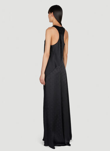 Balenciaga Racer Back Long Dress Black bal0251003