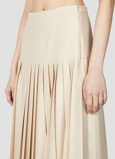 Gucci Pleated Skirt Beige guc0251172