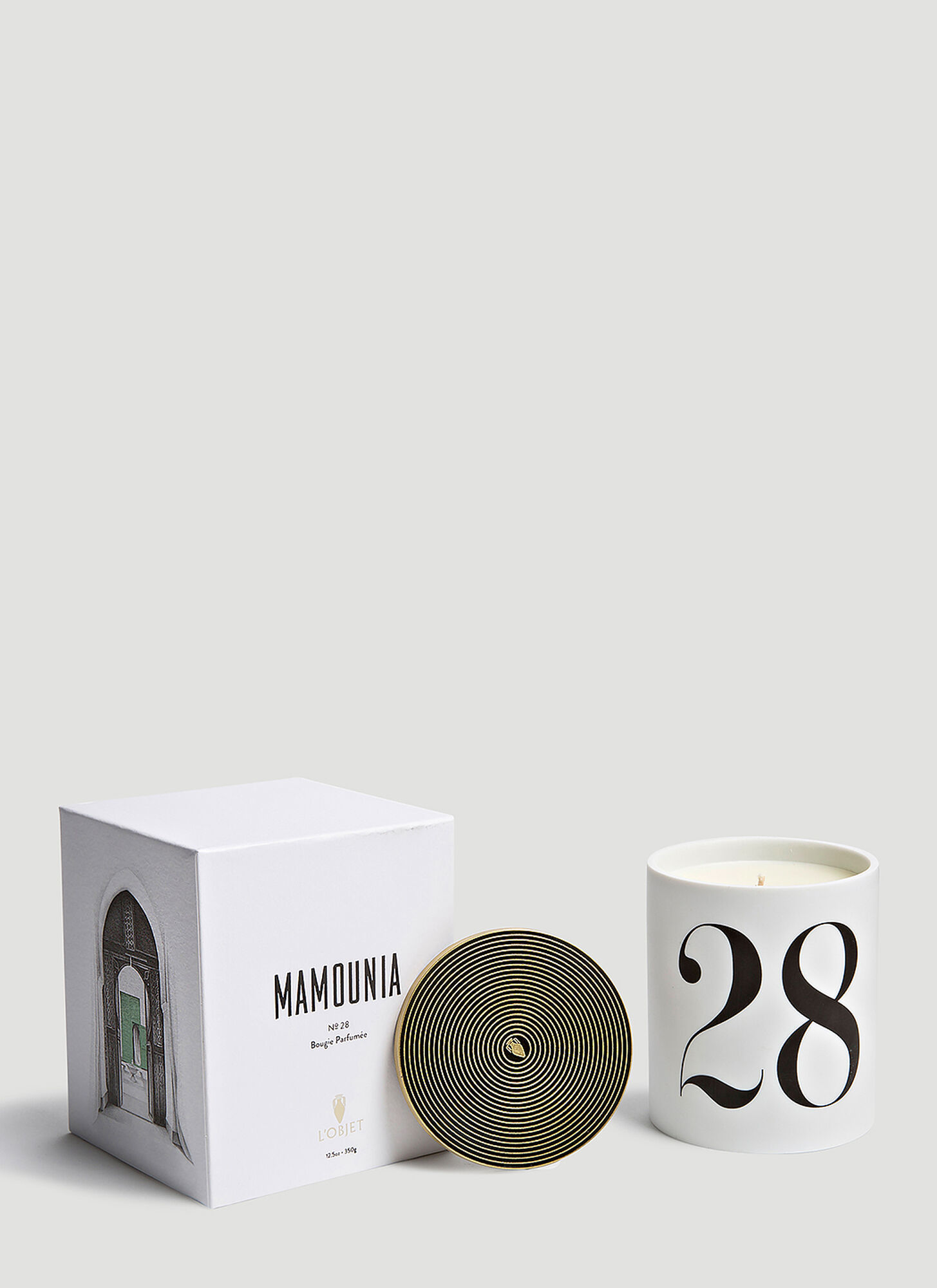 L'objet Mamounia No.28 Candle In White