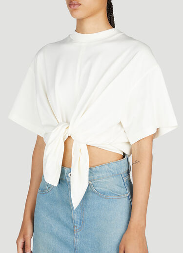 Marni x No Vacancy Knot Front T-Shirt White mvy0253011