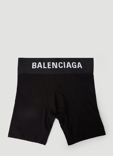 Balenciaga Logo Waistband Boxers Black bal0152051