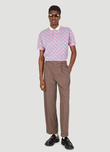 Gucci GG Polo Shirt Pink guc0150020