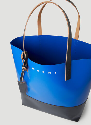 Marni Tribeca Shopping Tote Bag Blue mni0149037