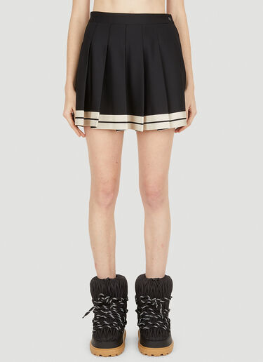 8 Moncler Palm Angels Pleated Skirt Black mpa0351004