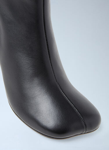 MM6 Maison Margiela 스퀘어 앵클부츠 블랙 mmm0253026