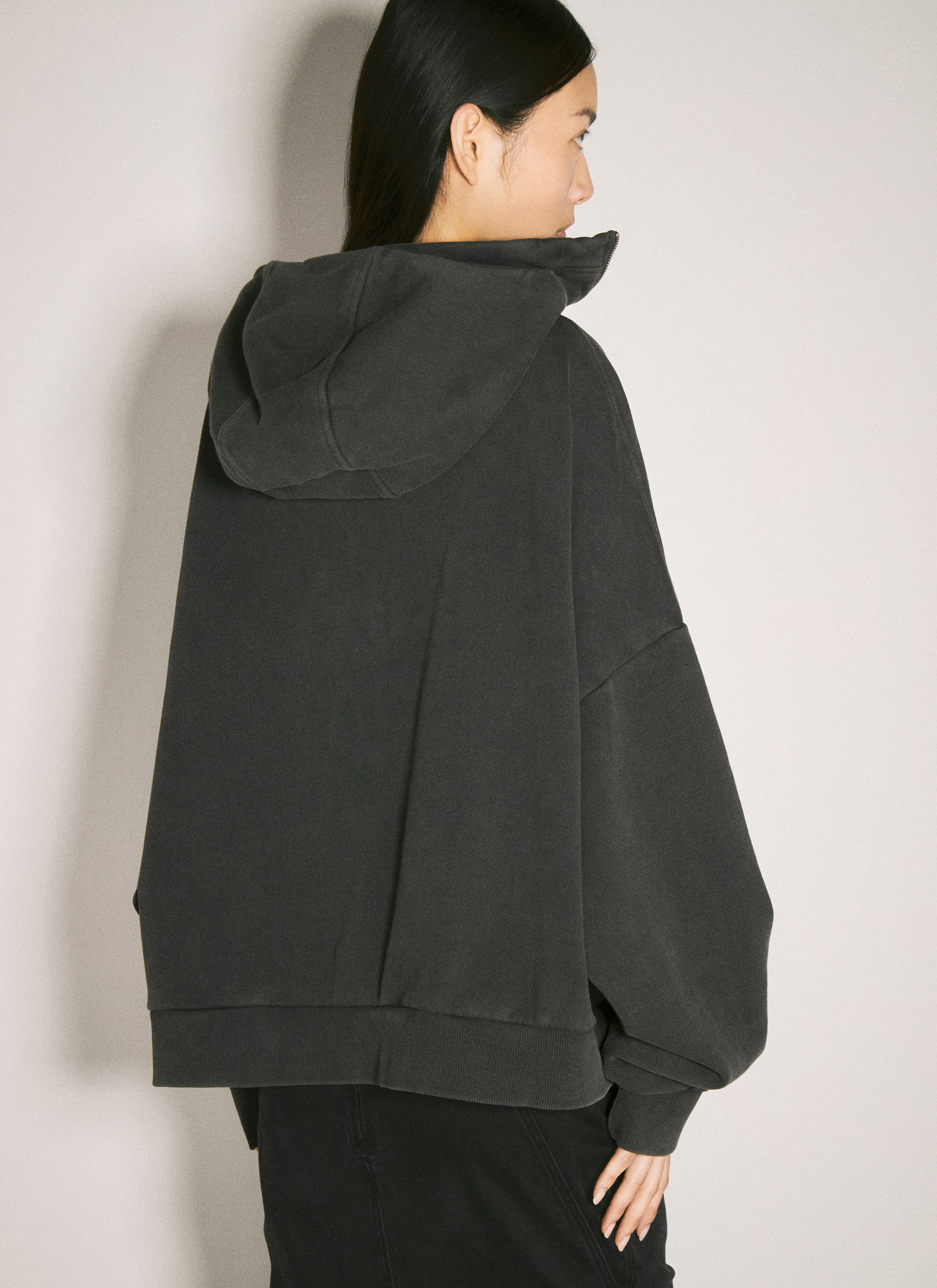 Entire Studios Women's' Washed Heavy Hooded Sweatshirt in
