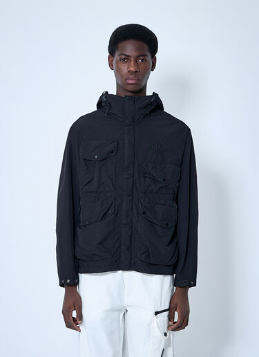 C.P. Company Flatt Nylon Goggle Jacket Black pco0160004
