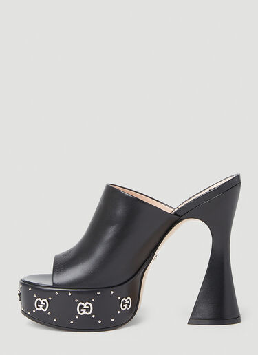 Gucci GG Platform Mules Black guc0253118