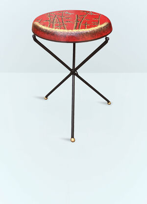 Les-Ottomans Folding Stool White wps0691391