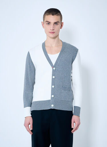 Thom Browne Fun Mix Cardigan Grey thb0159004
