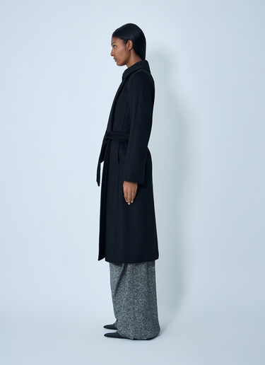 Max Mara Belted Manuela Coat Black max0262023