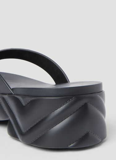 Gucci Thong Platform Sandals Black guc0253111