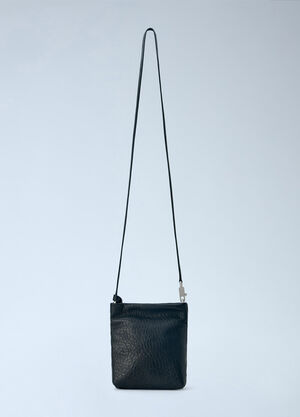 Rick Owens Leather Crossbody Bag Black ric0165028