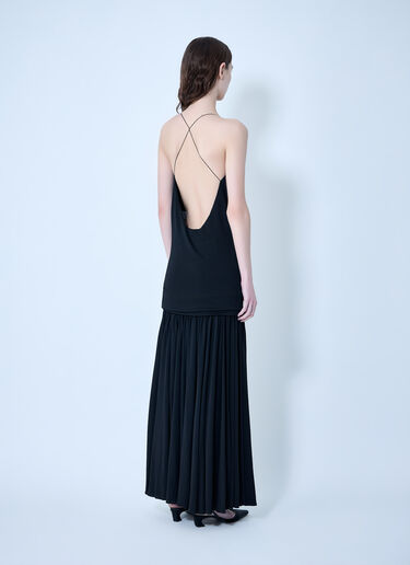 Jacquemus La Robe Abiha Long Dress Black jac0264030