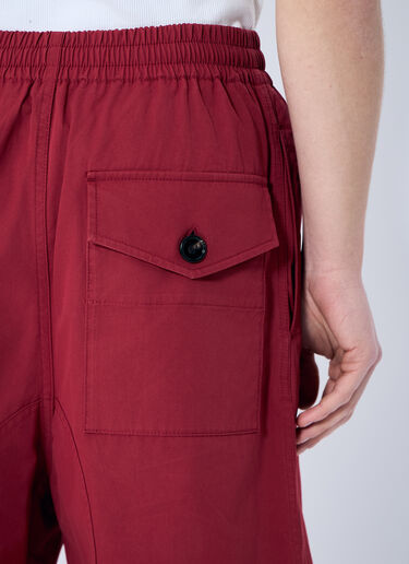 Bottega Veneta Light Cotton Twill Shorts Red bov0159002