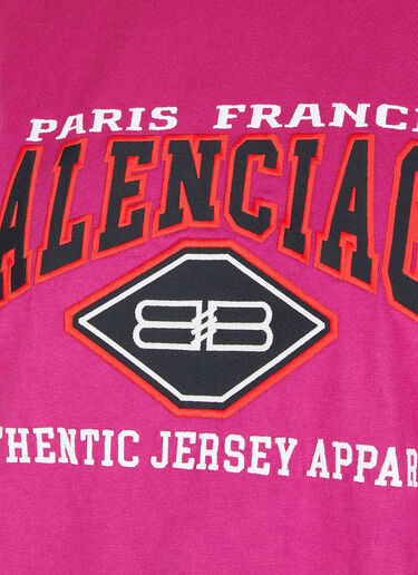 Balenciaga Oversized Logo T-Shirt Pink bal0248066