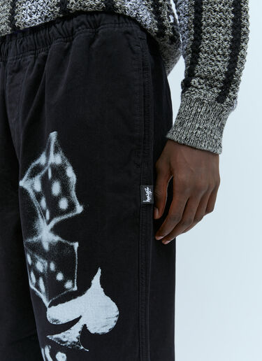 Airbrush Icon Twill Pants Stüssy Airbrush Icon Twill Pants Black sts0152059