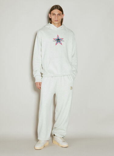 Awake NY Star Logo Hooded Sweatshirt Grey awk0154009