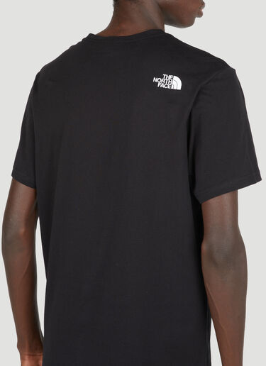 The North Face 徽标印花 T 恤 黑色 tnf0154001