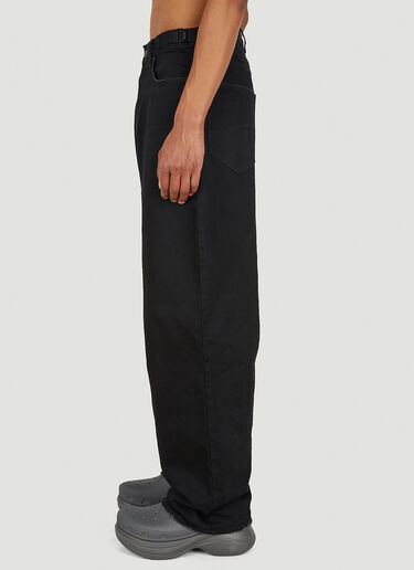 Super Large Baggy Jeans Balenciaga Super Large Baggy Jeans Black bal0148085