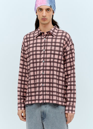 Stüssy Sonoma Plaid Shirt Pink sts0156013