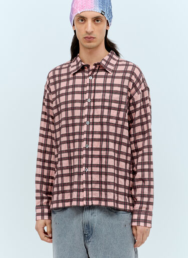 Stüssy Sonoma 格子衬衫 粉色 sts0156013