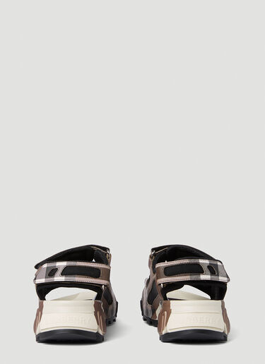 Burberry Arthur Check Sandals Brown bur0251078