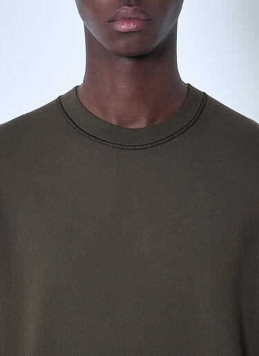 Stone Island 徽标图案运动衫  绿色 sto0160048