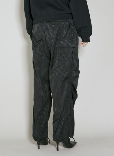 ジャカード カーゴパンツ Alexander Wang ジャカード カーゴパンツ ブラック awg0254011