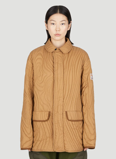 Moncler Salehe Bembury Harter Heighway Short Down Jacket Camel msb0354001